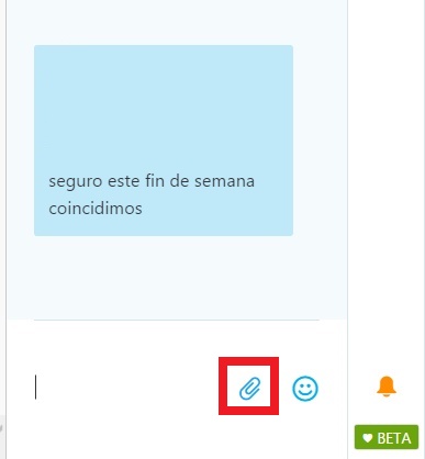 Enviar imágenes en Skype para Outlook.com