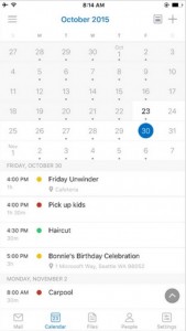 Nuevo aspecto de calendario para iOS