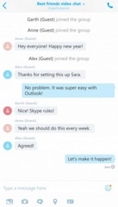 Programar llamadas en Skype para iOS y Android