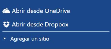 enlazar Dropbox con OneDrive