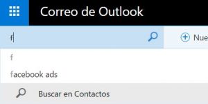 utilizar el nuevo buscador de Outlook.com
